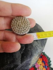 Sanat Taciri - Pirinç İğneli Kaşağı Dokuma Tarağı Eskilerden Mesleki Malzeme - 3