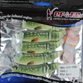 EFFE Sasi Salmon 10cm 8.5g Silikon Suni Yem 5ad Yeşil 06 - 2