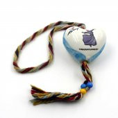 Konya Mevlana Semazen Temalı Kalpli Seramik Duvar Süsü - Semazen Nazarlık thumbnail 1