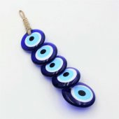 5 Boncuklu Nazarlık - Kapı - Duvar Süsü Nazarlık - Duvara Asmalı Nazar Boncuğu thumbnail 1