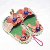 Nazar Boncuklu Bebek Ayakkabısı - Duvara Asmalı Nazarlık thumbnail 2