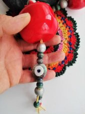 Bereket Narı Nazar Boncuklu Seramik Duvar Süsü thumbnail 4