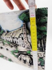 EL YAPIMI 3 BOYUTLU KÖY TEMALI MASA SÜSÜ SERAMİK DUVAR SÜSÜ thumbnail 4