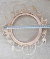 METAL ÇERÇEVELİ AYNA VE CAMI OLMAYAN METAL TEPSİ - 3