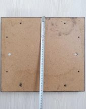 VİNTAGE AHŞAP RESİM ÇERÇEVESİ ÖZMAŞ ÜNALLAR SÜT ÜRÜNLERİ YAZILI ÇERÇEVE - 3