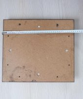 VİNTAGE AHŞAP RESİM ÇERÇEVESİ ÖZMAŞ ÜNALLAR SÜT ÜRÜNLERİ YAZILI ÇERÇEVE - 4