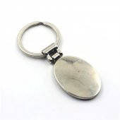 Parlak Cam Taşlı Amerika Kaliforniya Metal Anahtarlık - 2