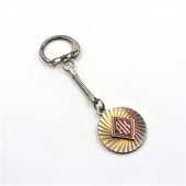 Antika Akbank Logo Mineli Metal Anahtarlık  222 - 1