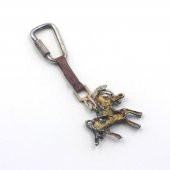 Nazar Boncuklu Antika Metal At Şeklinde Anahtarlık thumbnail 2