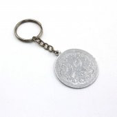 sk - SIFIR  Osmanlı Tuğralı Metal Anahtarlık - Osmanlı Tuğra Ecdat - Diriliş Para Anahtarlık - 1