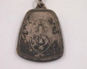 Sanat Taciri  Antika Koleksiyonluk İş bankası Çift Taraflı Anahtarlık thumbnail 1