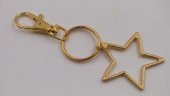 Sanat Taciri- Altın Sarısı Renkte Yıldız Metal Anahtarlık thumbnail 1