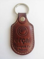 Koleksiyonluk Gerçek Deri Erçal Kamyon Ve Tır Pazarı Anahtarlık - 1