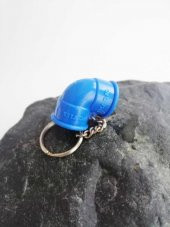 Mavi Plastik Su Borusu Anahtarlık Tesisat Anahtarlık thumbnail 1