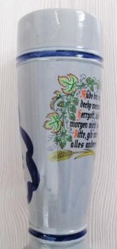 0.5LT PORSELEN ALMAN BİRA BARDAĞI TANKART NO 654 - 2