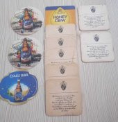 11 Adet Vintage Bardak Altlığı Karton Bardak Altlığı - 2