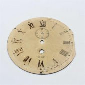 Antika Sestrel Marka Saat Kadranı  İngiliz Damgalı Metal Kadran  Saat Tamik Parçası thumbnail 1