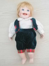 34 CM AVRUPA EL BOYAMA BEBEK AVRUPA BEBEK KARAKTERLİ PORSELEN BEBEK OYUNCAK BEBEK N0 7639 thumbnail 1