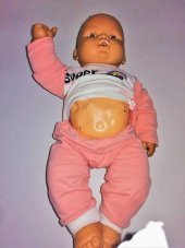 Kıyafetli Büyük Plastik Bebek Etli Bebek thumbnail 4