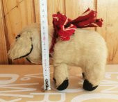 VİNTAGE YURTDIŞI PELUŞ KÖPEK SERT DOLGULU PELUŞ HAYVAN - 2