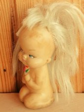 VİNTAGE ORJİNAL PLASTİK FİGÜR ETLİ PLASTİK BEBEK thumbnail 2