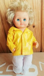 VİNTAGE PLASTİK BEBEK SARIŞIN ETLİ BEBEK thumbnail 1