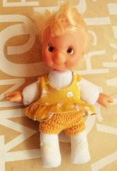 VİNTAGE PLASTİK BEBEK ETLİ BEBEK - 1