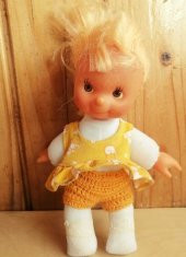 VİNTAGE PLASTİK BEBEK ETLİ BEBEK - 2