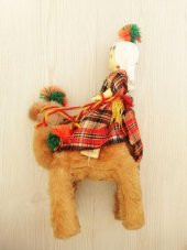 AVRUPA EL YAPIMI BEZ BEBEK DEVEYE BİNEN OYUNCAK BEBEK thumbnail 2