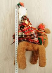 AVRUPA EL YAPIMI BEZ BEBEK DEVEYE BİNEN OYUNCAK BEBEK thumbnail 3