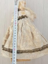 AVRUPA ELBİSELİ PLASTİK BEBEK OYUNCAK BEBEK - 3