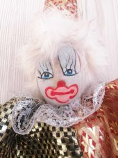 1 ADET AVRUPA BEZ BEBEK PALYAÇO OYUNCAK BEBEK thumbnail 1