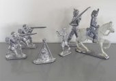 Atlı Asker Kurşun Asker Lotu  Lot No 1 - 4