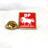 SK - 2 ADET DP Rozet - Demokrat Parti Rozeti - 1
