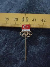 Beden Terbiyesi Genel Müdürlüğü Mineli Rozet Yaka Broş İğneli Rozet - 1