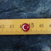 VİNTAGE METAL AYYILDIZ ETİKET ROZET thumbnail 1