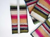 Antika Çanta El Dokuma Kilimden Para Çantası Yöresel Eski Saten Kumaş Kaplı no 2 - 1