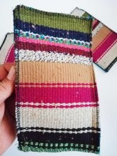 Antika Çanta El Dokuma Kilimden Para Çantası Yöresel Eski Saten Kumaş Kaplı no 2 - 4