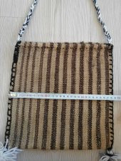 VİNTAGE EL DOKUMA KİLİM ÇANTA YÖRESEL ÇANTA OMUZ ÇANTASI - 2
