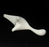 Sanat Taciri - Beyaz Porselen Dinazor Dino Biblo - 3