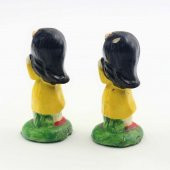 Eskilerden 2 Adet Kız Çocuğu Biblo thumbnail 2