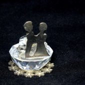 Metal - Cam - İnci - Gelin Damat - Biblosu - Sevgili İçin HEdiye thumbnail 3