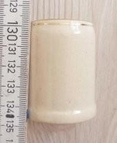 VİNTAGE 1 ADET EL BOYAMA PORSELEN SHOT BARDAĞI TANKART NO 423 - 2