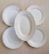 5 PARÇA AVRUPA DAMGALI PORSELEN TABAKLAR thumbnail 1