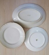 5 PARÇA AVRUPA DAMGALI PORSELEN TABAKLAR thumbnail 3