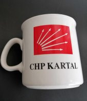 CHP Kartal Porselen Kupa - Çay Kahve Fincanı - 1