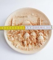 Seramik Porselen İstanbul Duvar Tabağı HAGİA SOPHİA Duvar Süsü thumbnail 2