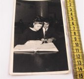 Eskilerden Siyah Beyaz Fotoğraf Nikah Masası İmza - 3