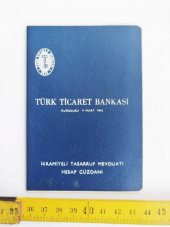 1970 Tarihli Türk Ticaret Bankası Hesap Cüzdanı thumbnail 1