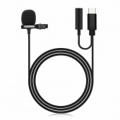POWERMASTER JH-042-A TYPE-C GİRİŞLİ VE KULAKLIK GİRİŞLİ YOUTUBER YAKA MİKROFONU - 2